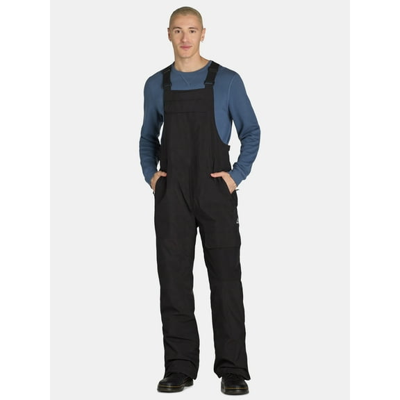 Tec-One Men's Pongee Shell Ski Snowboard Bib