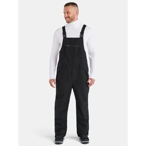 Tec-One Men's Pongee Shell Ski Snowboard Bib Pants, Sizes M-4XL