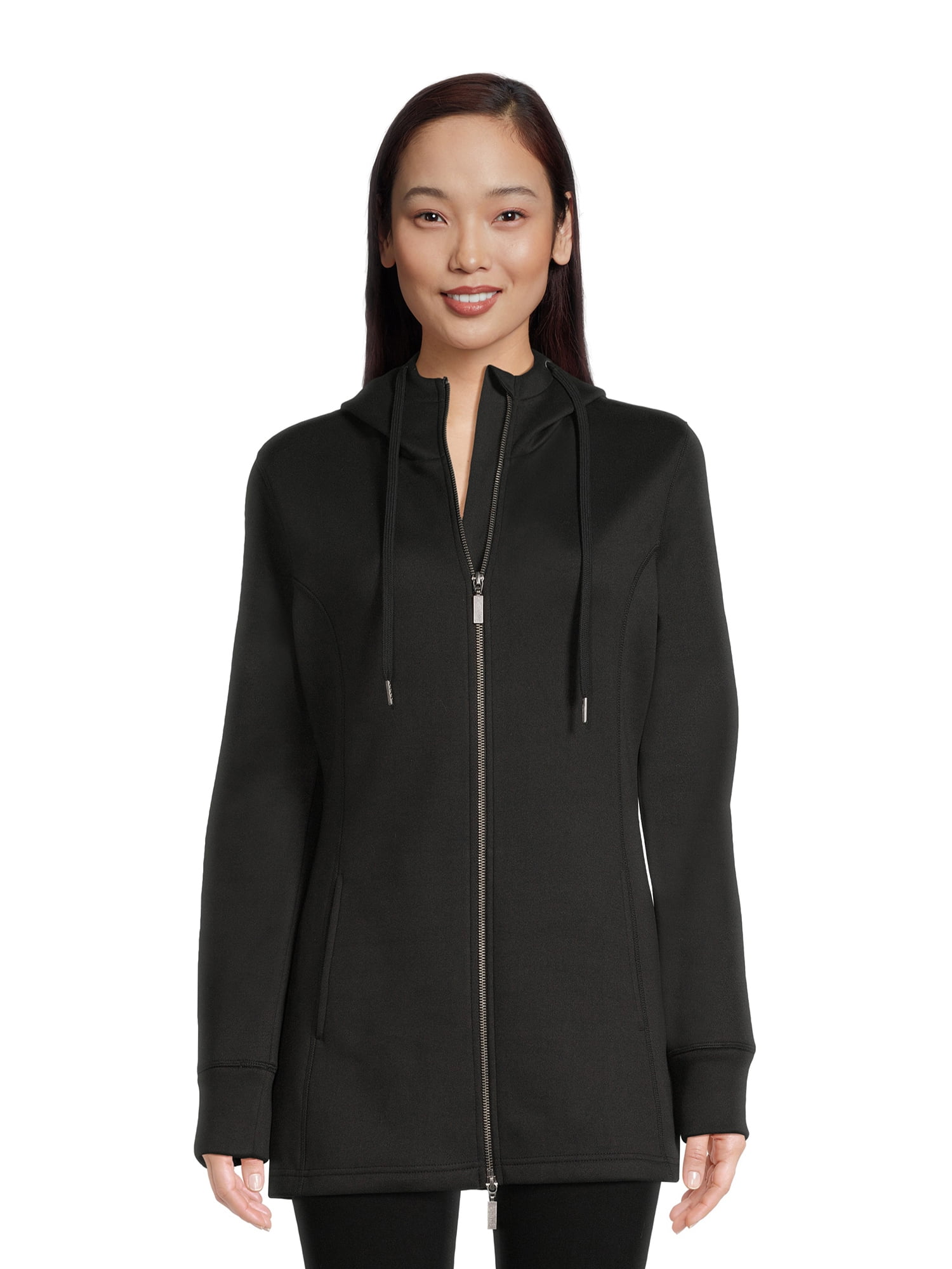 TecOne Women’s Faux Fur Lined Jacket with Hood, Sizes S3X