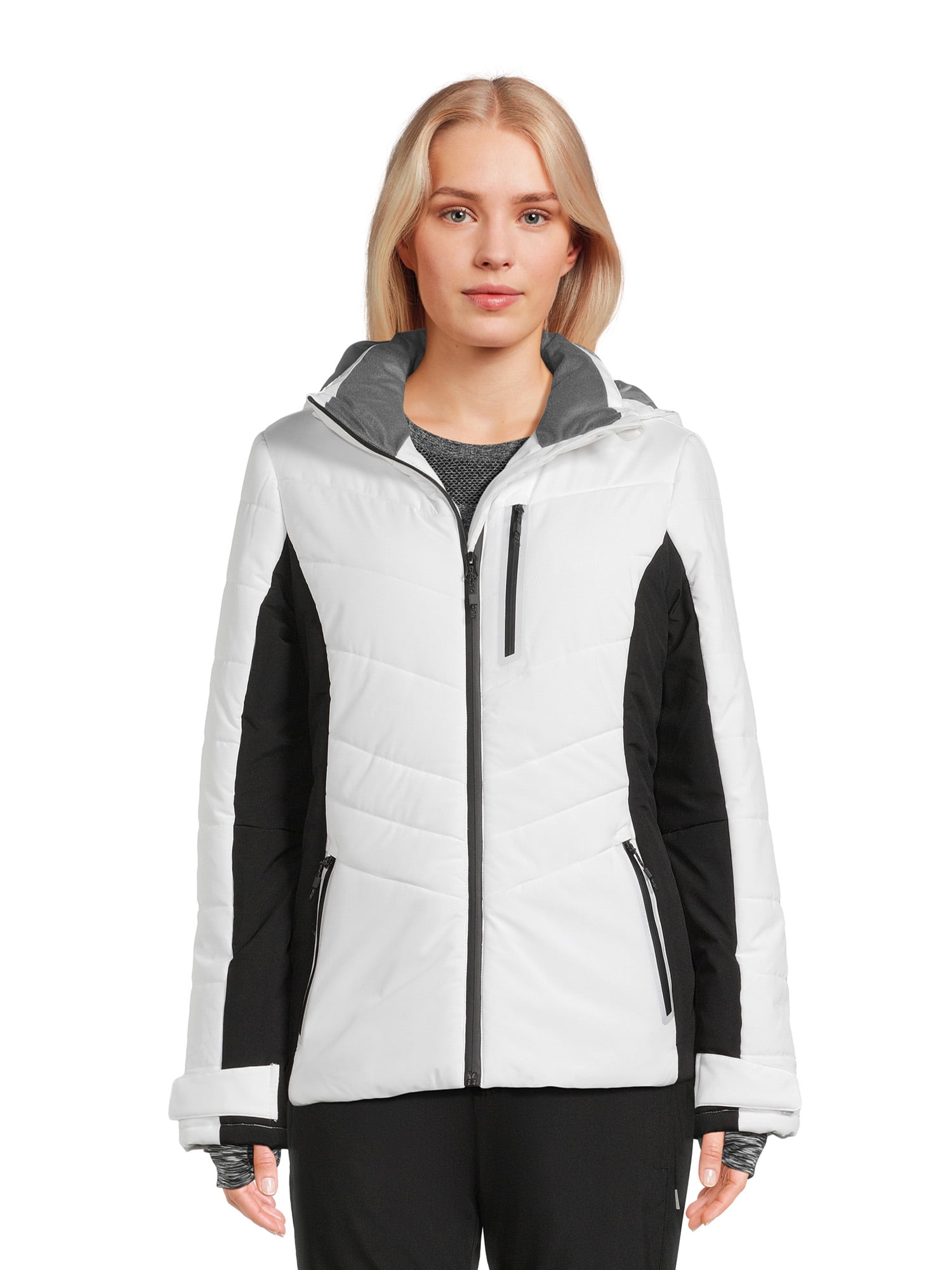 TecOne Women’s Heavyweight Quilted Ski and Snowboard Jacket, Sizes S