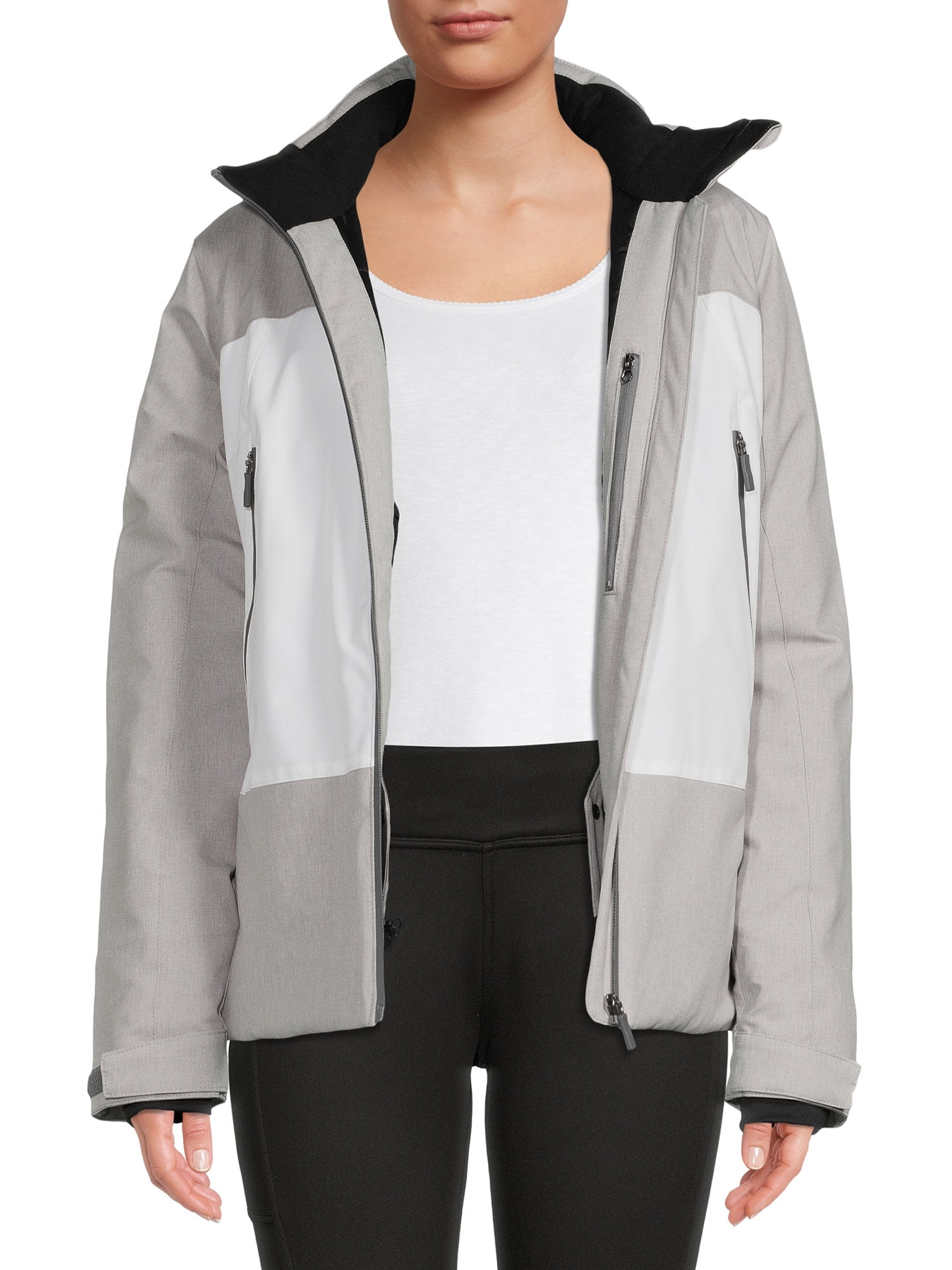 Tec-One women's Textured Ski Jacket Winter Coat - Walmart.com