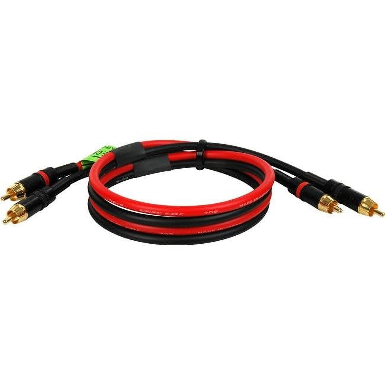 TecNec 2MRCR30 30 ft. Audiophile Unbalanced Single Pair RCA Cables