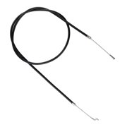 TecTake Lawn Mower Throttle Cable Replacement for FS110 Model, Rubber and Metal Control Cable, 98cm Total Length, Black and Silver