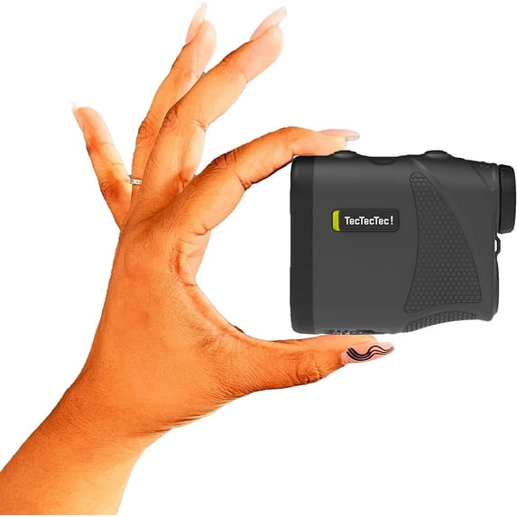 TecTecTec KLYR Black Golf Rangefinder High Precision Pinsensor and Magnetic Clip