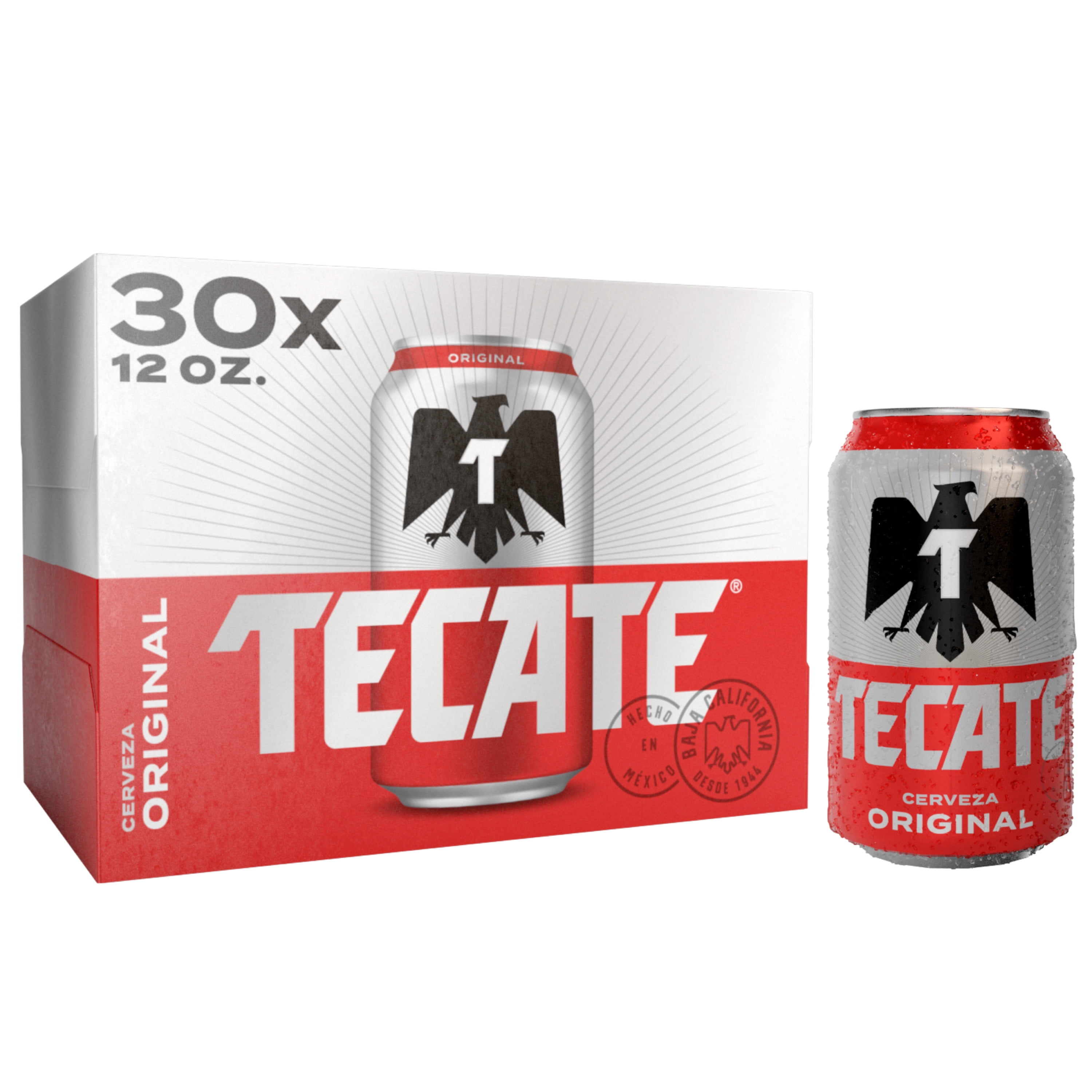 Tecate Mexican Lager Beer 30pk 12oz