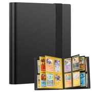 Tecfino Card Binder 4 Pocket Trading Collection Binder for 240 Cards Side-Loading Binder for Baseball Football Sports Play Cards