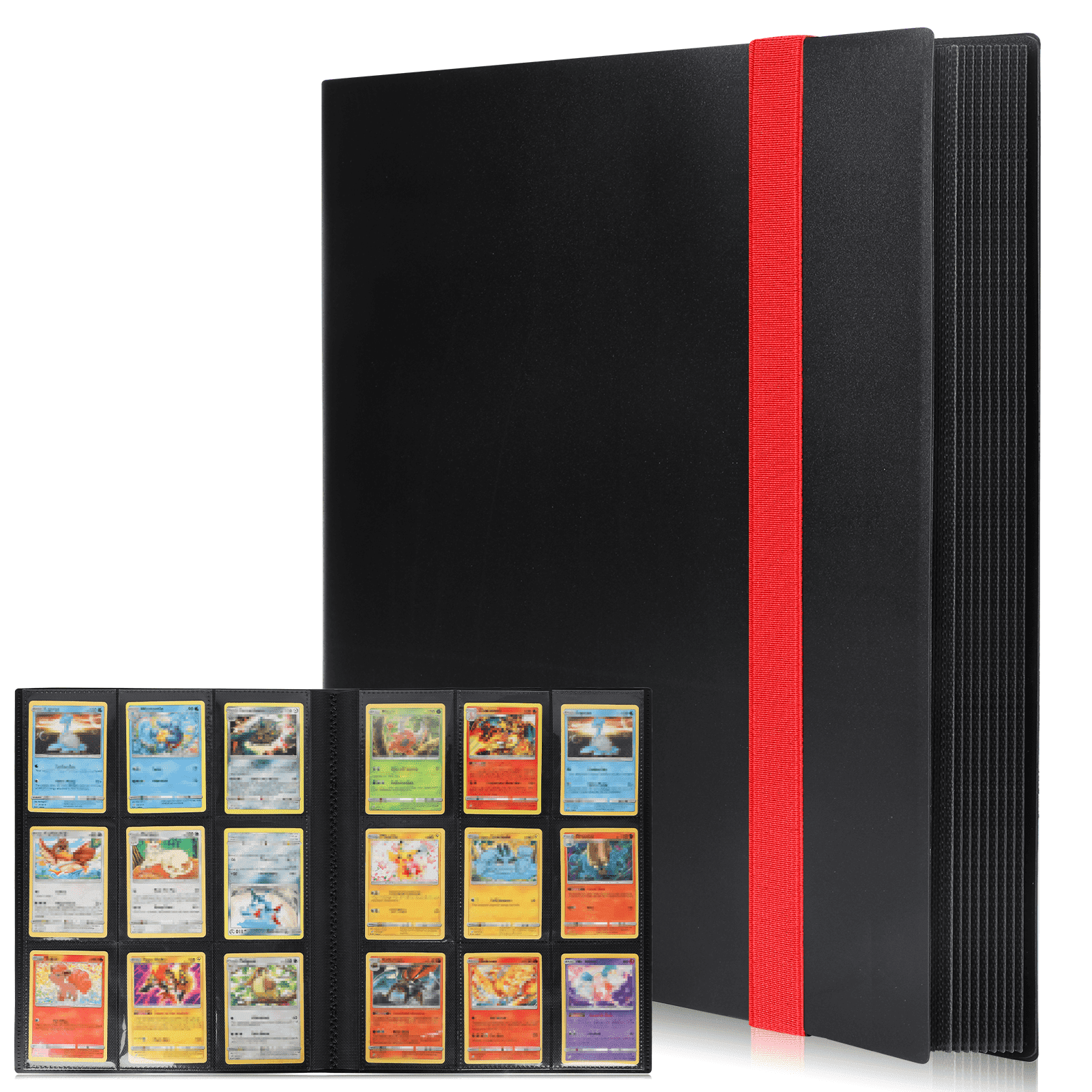 trading card binder walmart Binder, Premium 9 Pocket 720 Double Sided Pocket Collection Binder,Card Album for TCG Card Holder for Game Card, Sports Card, Yugioh, MTG etc(Black 2) : Toys & Games 10 Count offer an easy organizational way to store and protect your trading cards from damage TCGUARD Trading Card Binder, 9