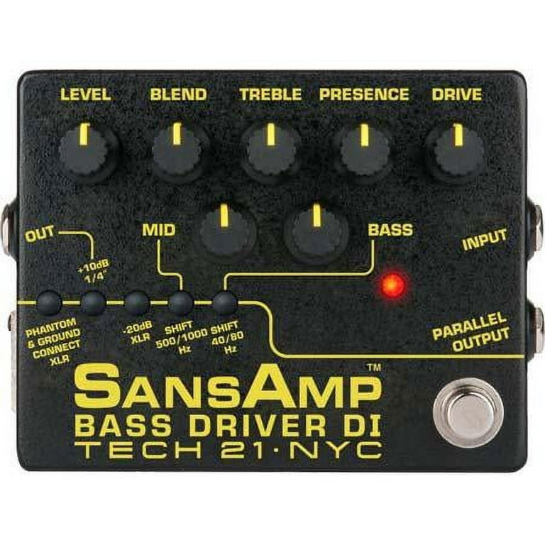 Free Shipping! Tech 21 SansAmp Bass Driver DI - Version 2