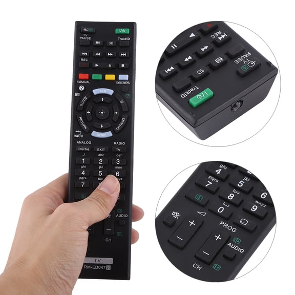 Tech Accessories Control 1Pc Fashionable Remote Control Replacement Controller For LCD LED RM-ED047