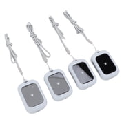 Tech Accessories Restaurant Pager System with 4 Receivers, Wireless 800M Long Distance Pager Buzzer for Food Truck, Flash Vibration & Buzzer Alerts