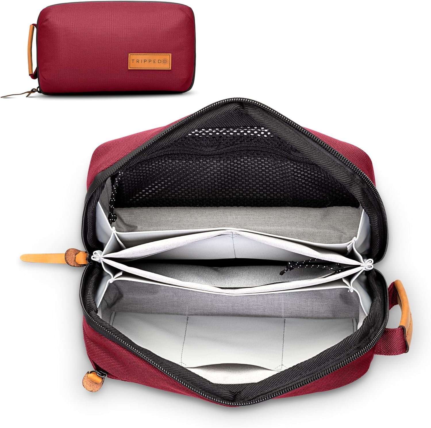 Sac Organisateur Accessoires électroniques Inateck - Minimaliste, Portable, Beige, Pour Câbles, écouteurs, Batterie Externe - 7