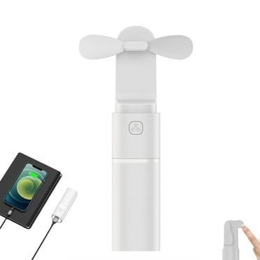 Tech Candy Easy Breezy Portable Fan, Portable Handheld Mini Fan, Pocket Design, for Travel, Outdoor, USB Power Bank, Summer Essentials for Travel