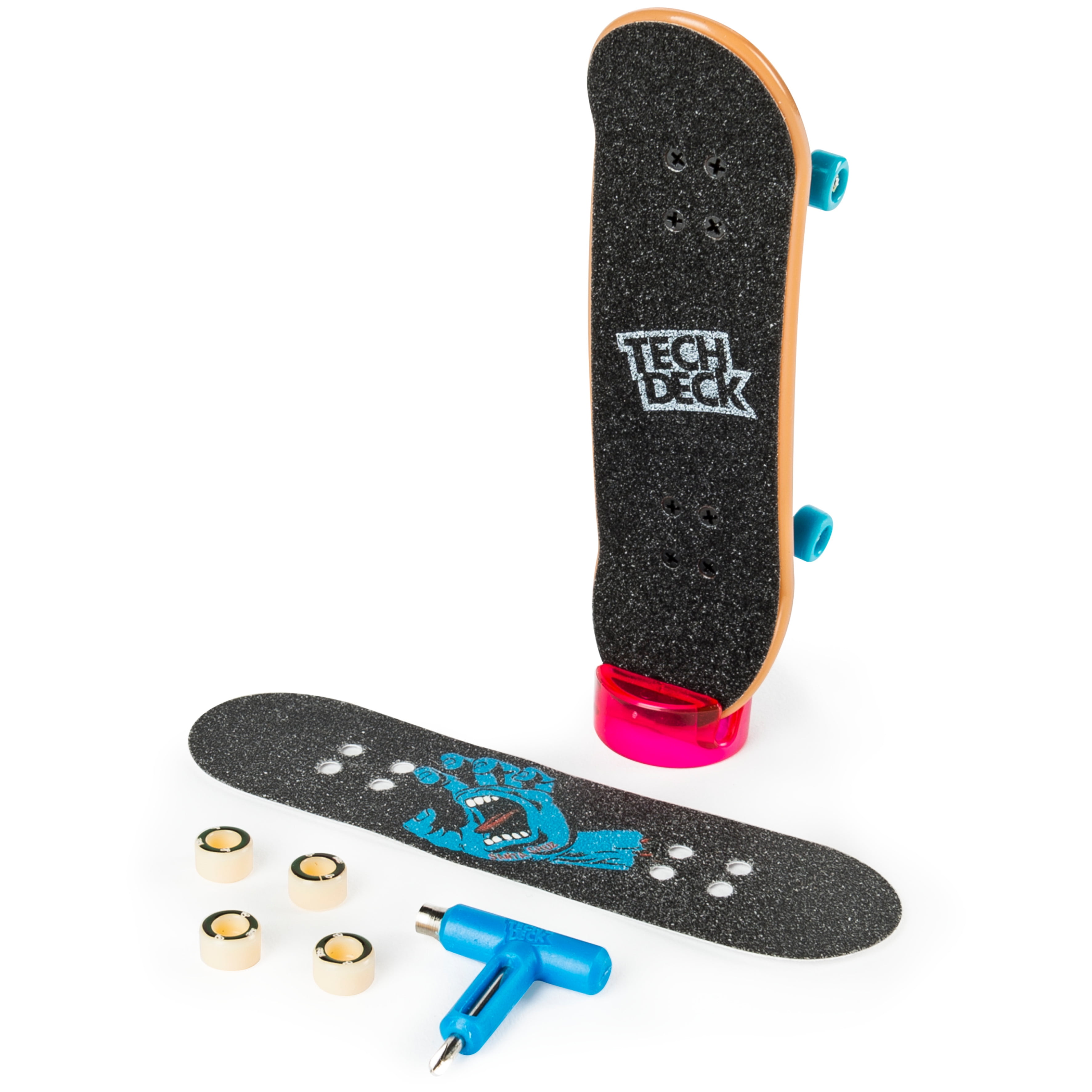 Skate de dedo Tech Deck Disorder 96mm Branco Preto