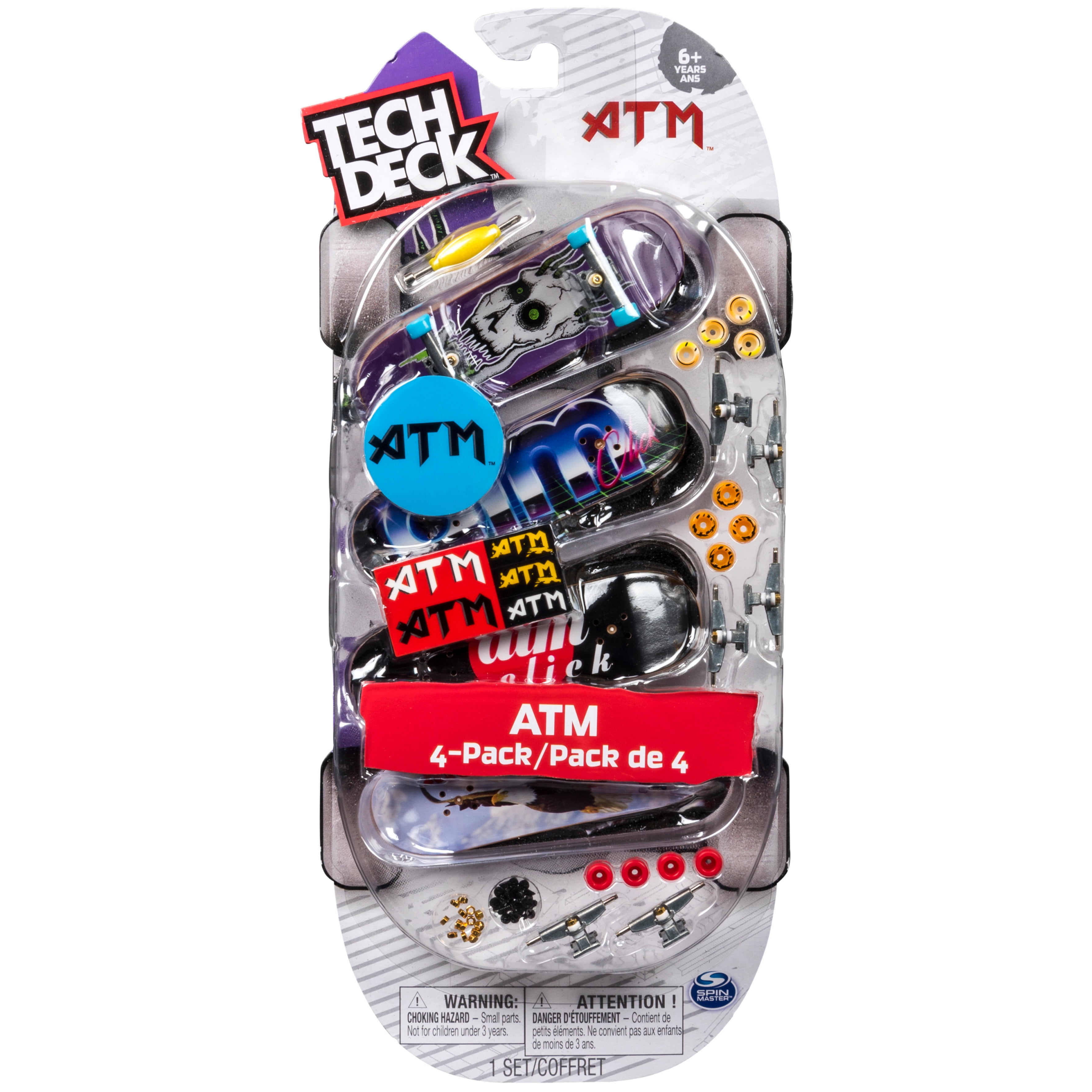 Tech Deck 96mm Fingerboards 4Pack ATM