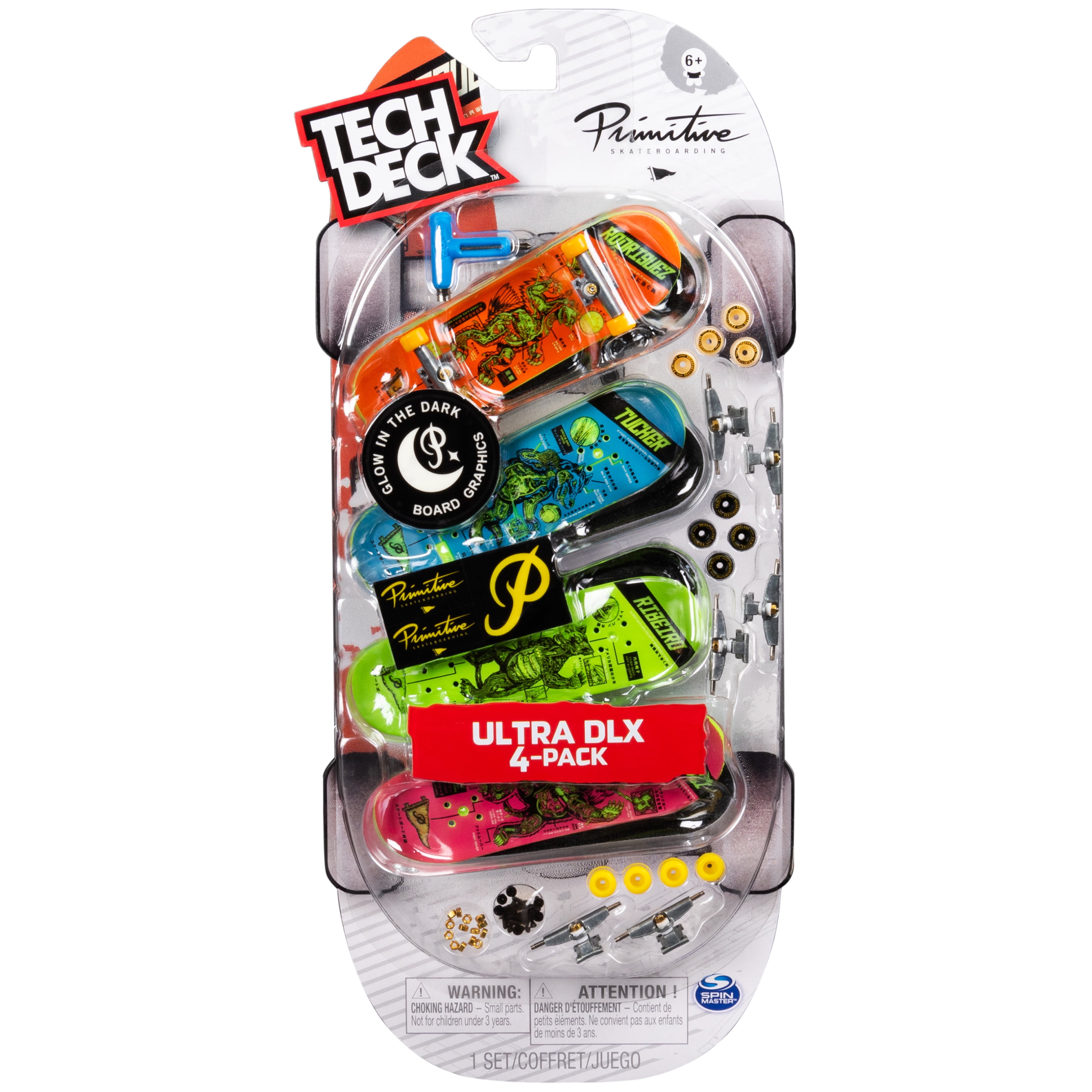 Tech Deck 96mm Fingerboards 4Pack Primitive