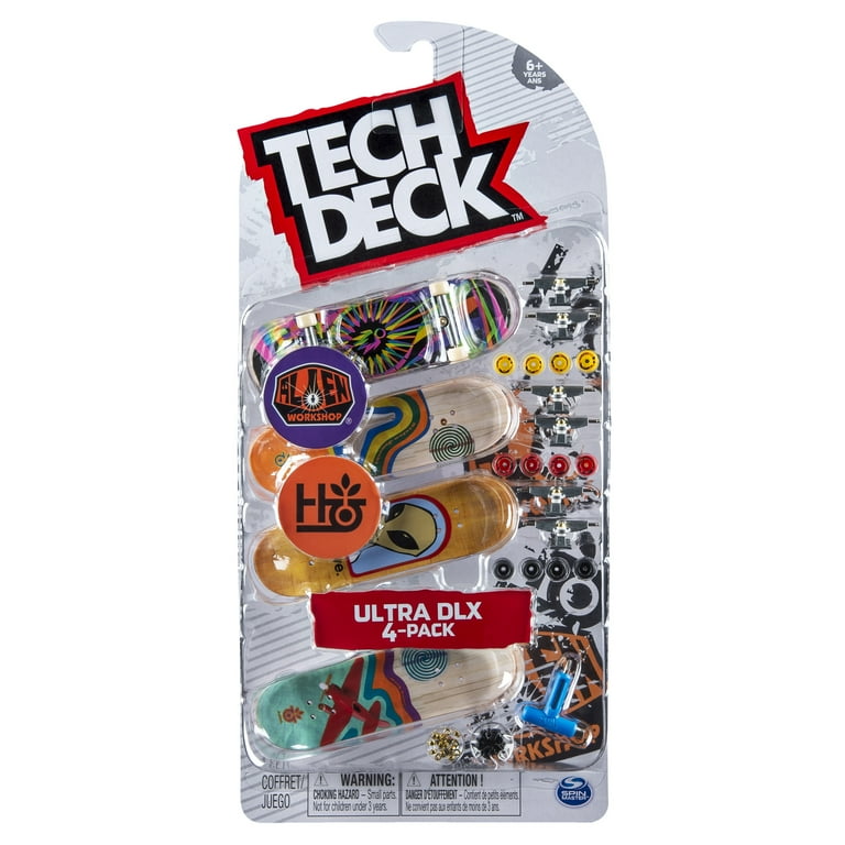 Tech Deck - 96mm Fingerboards - Ultra DLX 4-Pack - Alien