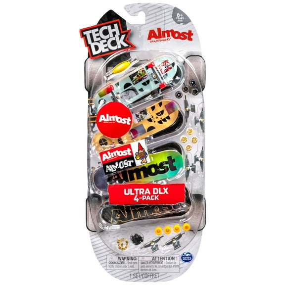 Tech Deck - 96mm Fingerboards - Ultra DLX 4-Pack - Almost