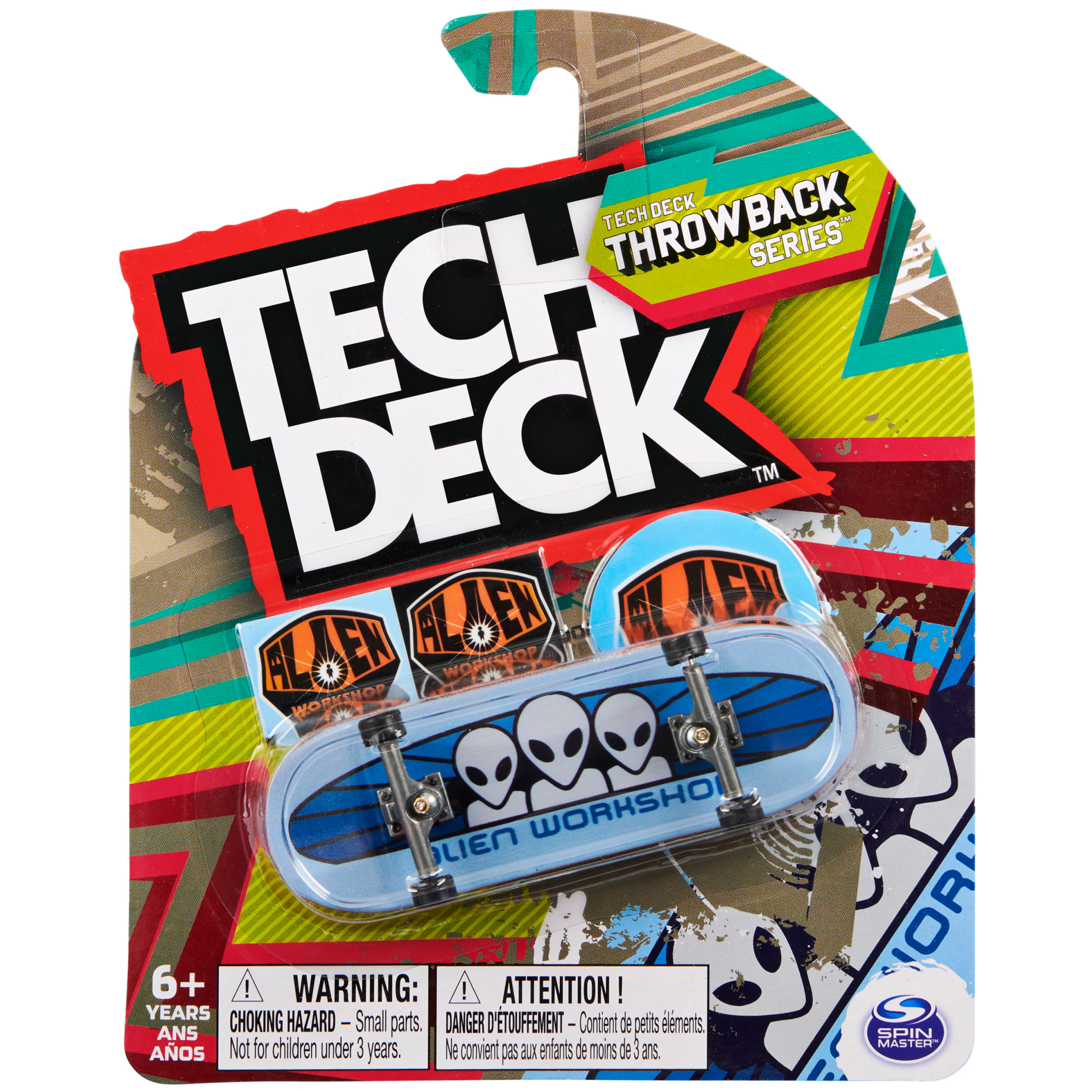 Tech Deck, 96mm Throwback Series Finger Skateboard (Styles May Vary) - image 1 of 7