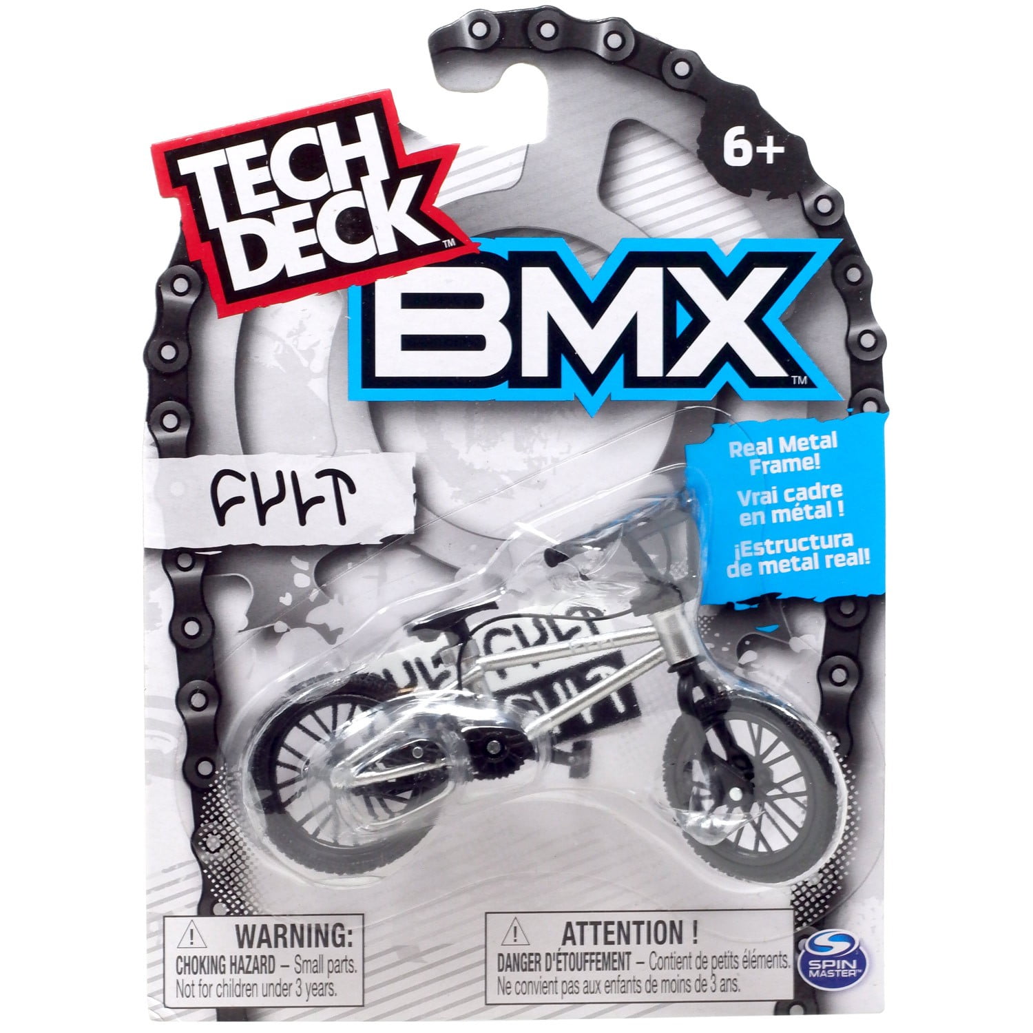 Tech Deck BMX Cult Mini Bike (Silver) - Walmart.com