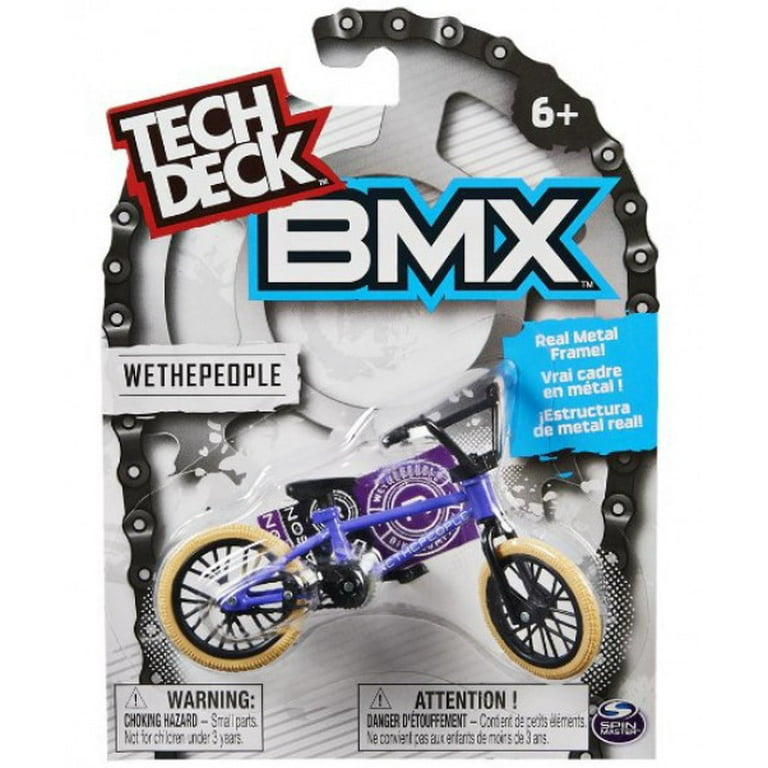 Tech Deck BMX Finger Bike, Real Metal Frame, Bicycle Toy for Dirt