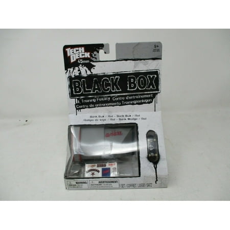 TECH DECK 5" x 5" Black Box Bank Rail Fingerboards Play Vehicles, Black, 1 lb