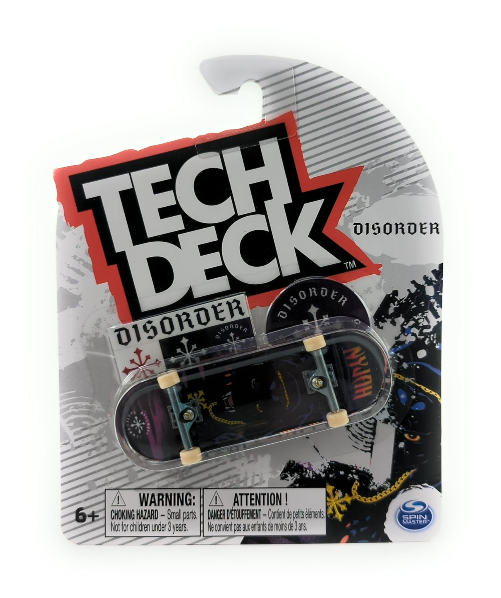 Tech Deck Disorder Skateboards Nyjah Huston Panther Rare