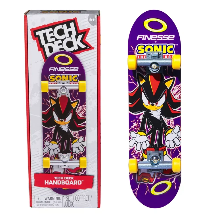Tech Deck Finesse X Sonic the Hedgehog Handboard - Walmart.com