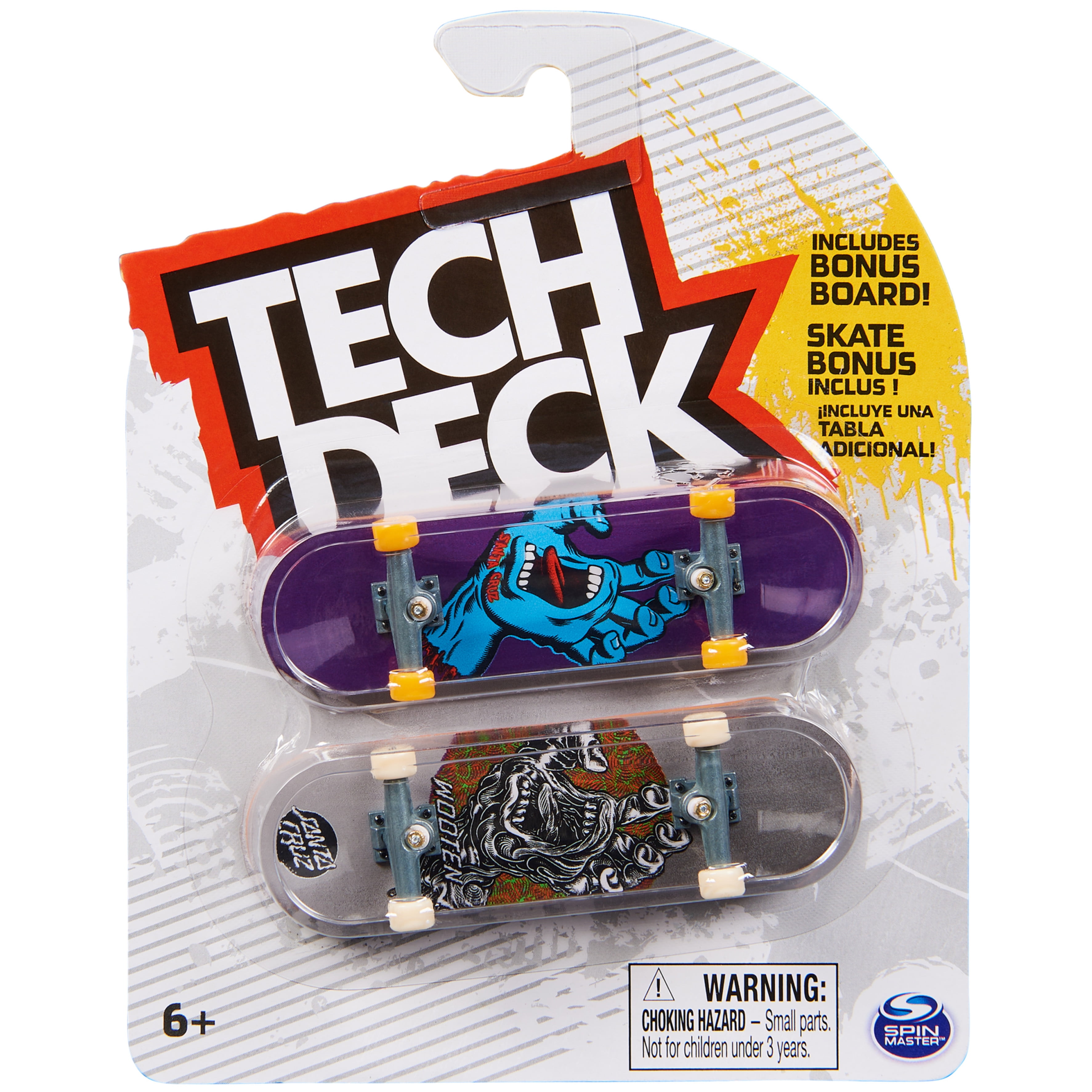 Tech Deck, Fingerboard 2-Pack, Santa Cruz Skateboards