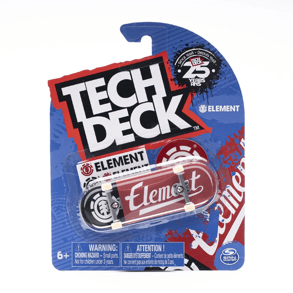 Tech Deck Fingerboard Complete Skateboard with Authentic Graphics & Accessories - Primitive - Rose P