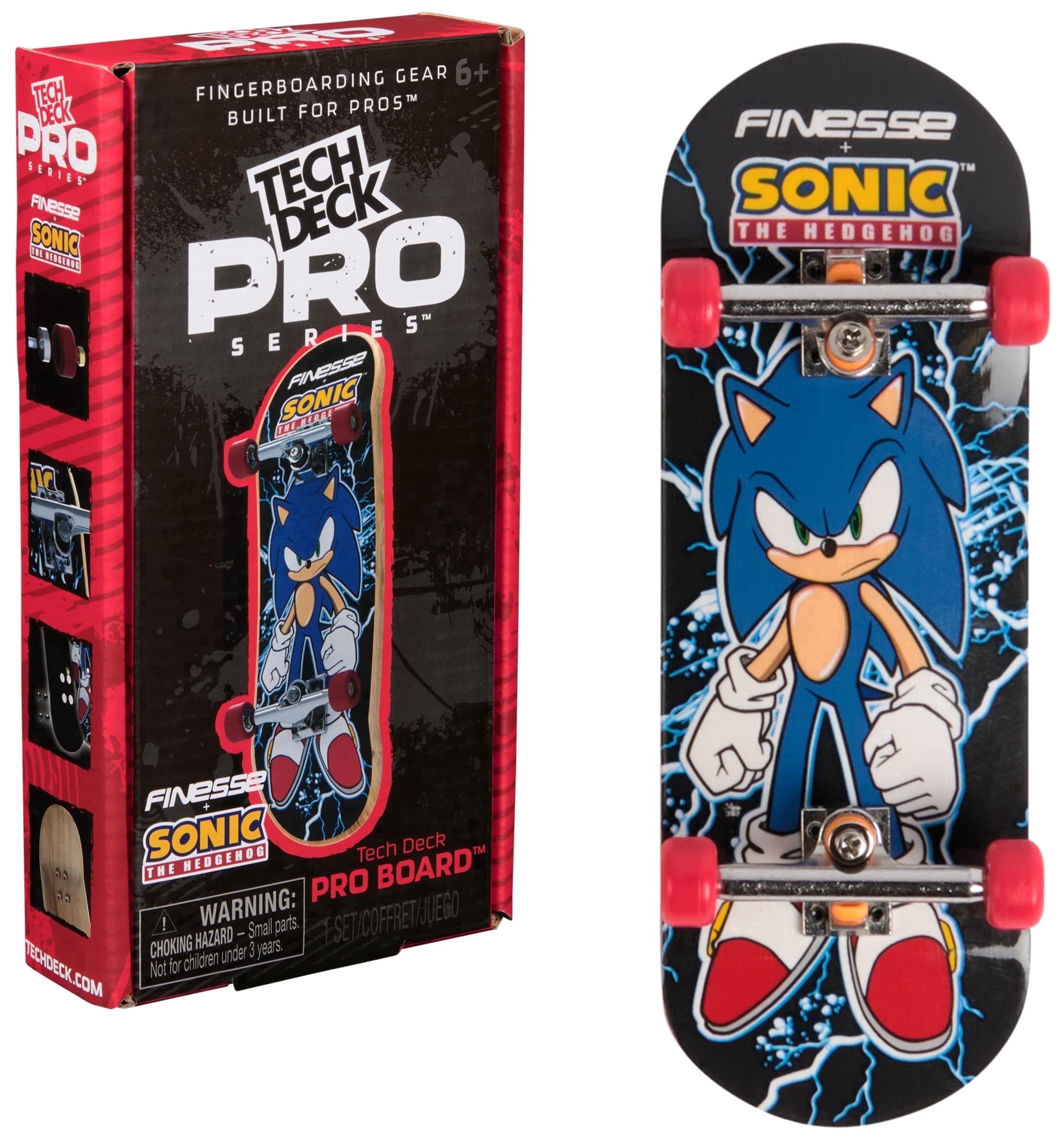 TECH DECK, Finesse X Sonic The Hedgehog Pro Series Finger Board