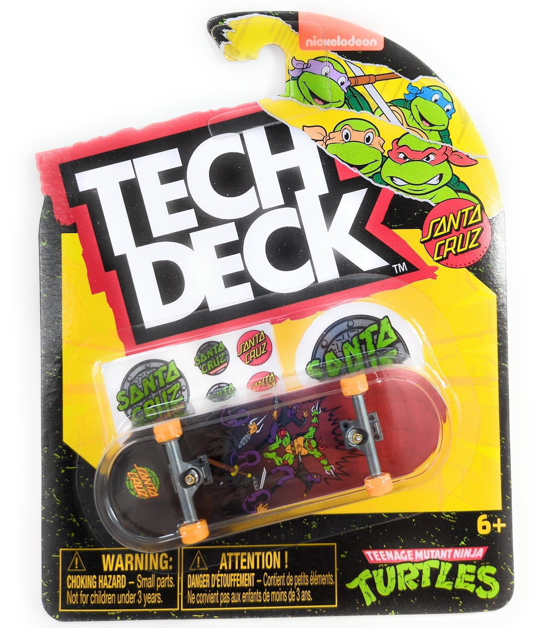 Tech Deck Santa Cruz Skateboards Teenage Mutant Ninja Turtles