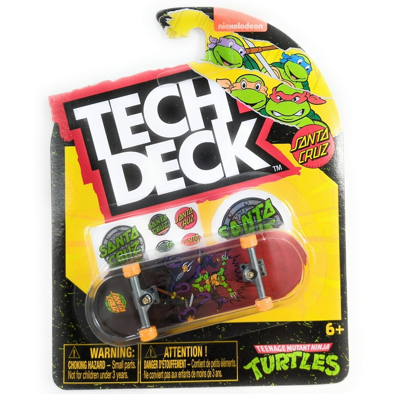 Tech Deck Santa Cruz Skateboards Teenage Mutant Ninja Turtles