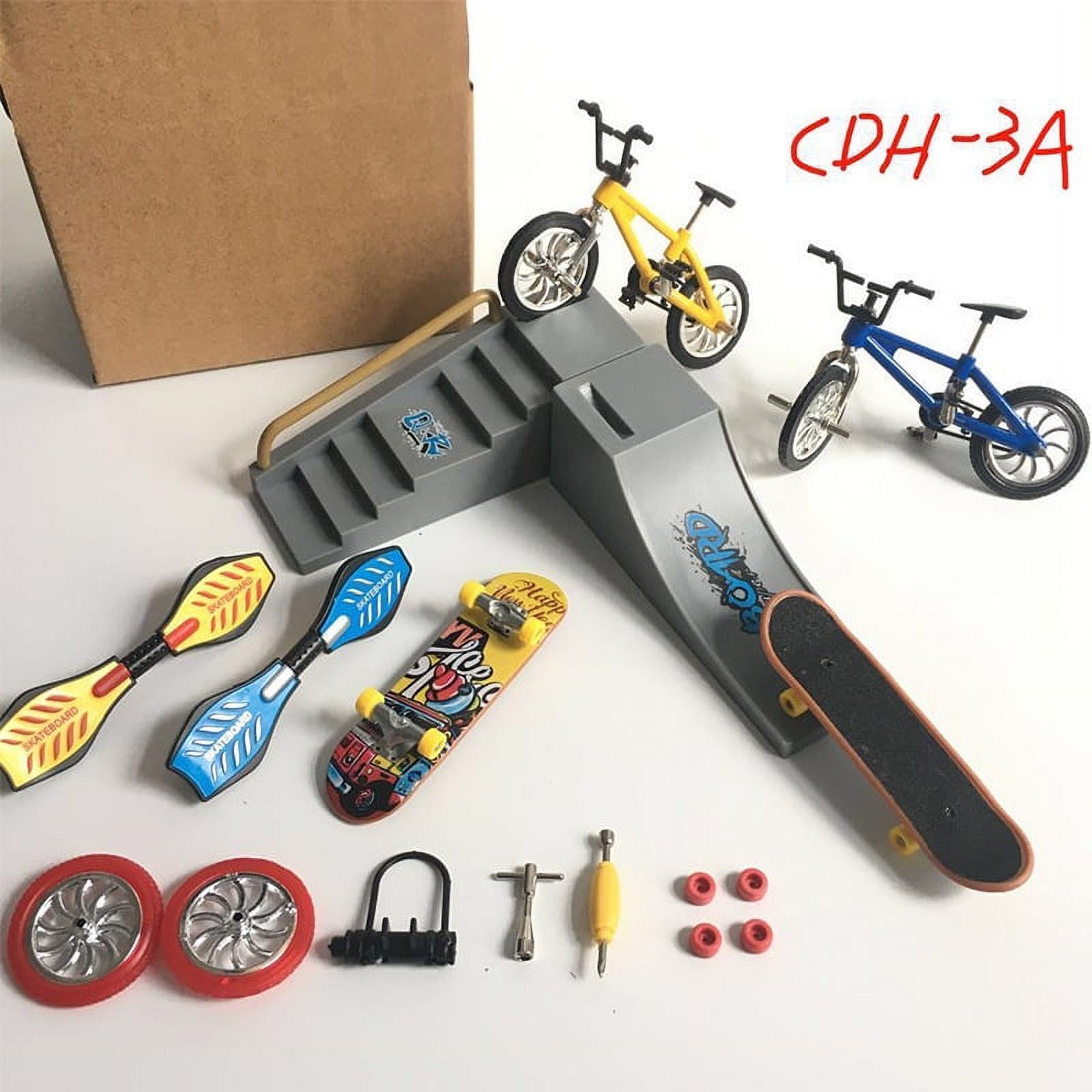 Tech Deck Scooter Mini Finger Toys Set with Shoes Finger Skateboards