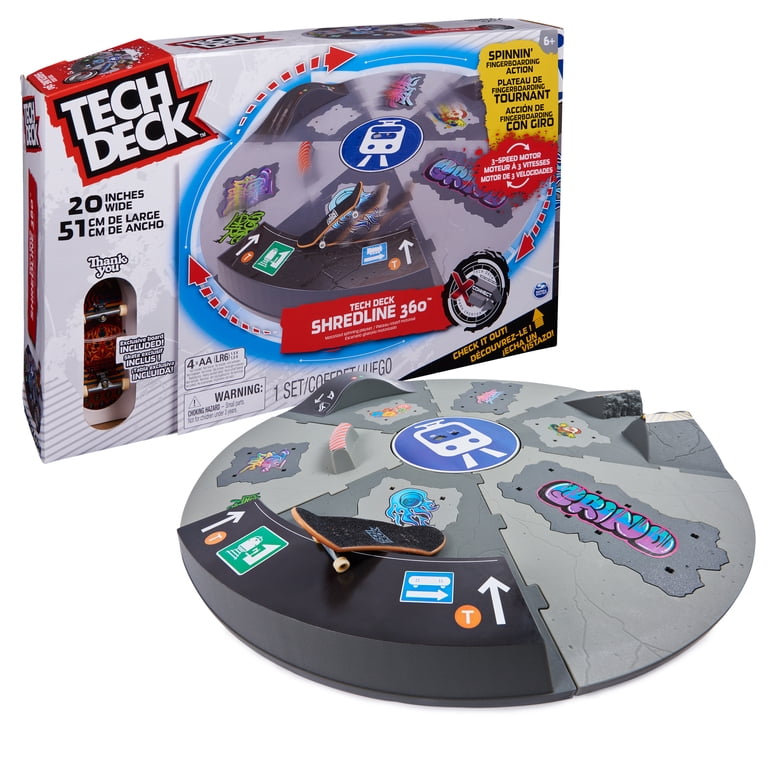 Tech Deck, Shredline 360 Motorized Skate Park, X-Connect Creator