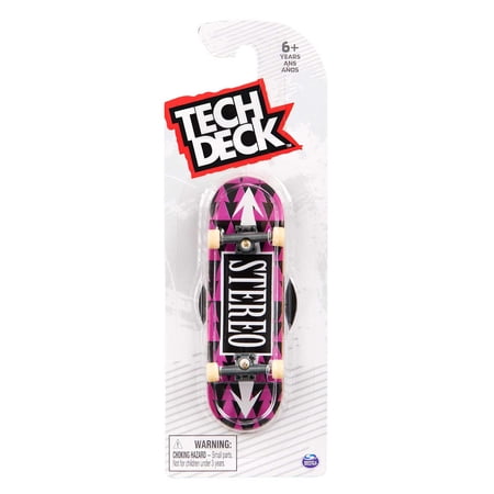 Tech Deck Single-Pack Fingerboard Skateboard (96 mm) - Stereo Style