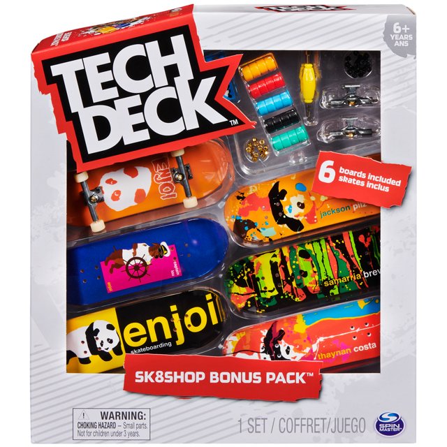 Tech Deck, Fingerboard Bonus Pack, Collectible and Customizable