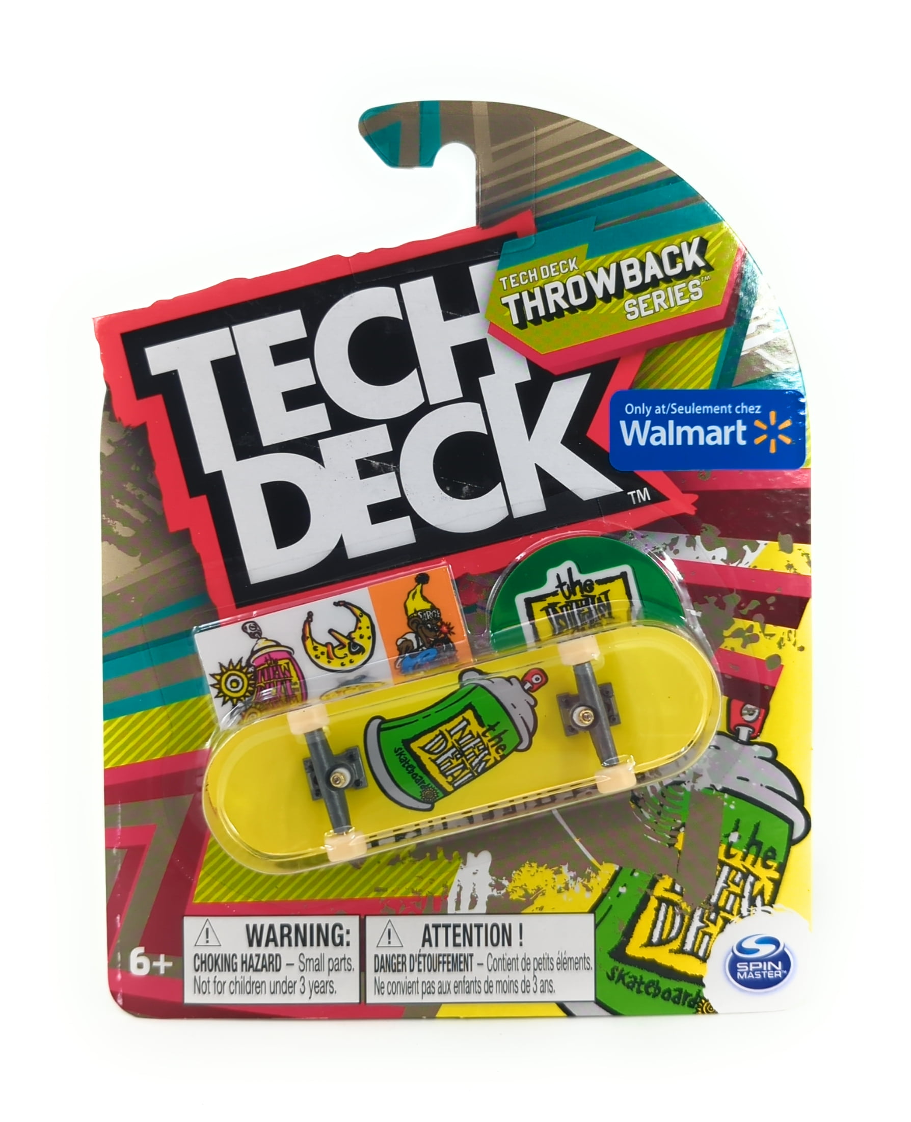 Tech Deck Mini Skateboard Blind Miniature Fingerboard 4 in Blue Yellow