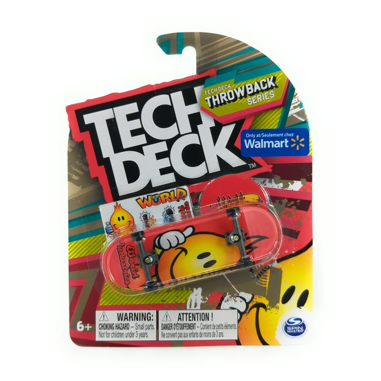 TECH DECK Throwback Series Flameboy Red 96mm Fingerboard