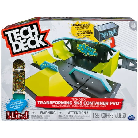 Tech Deck, Transforming SK8 Container Fingerboard Modular Skate Park