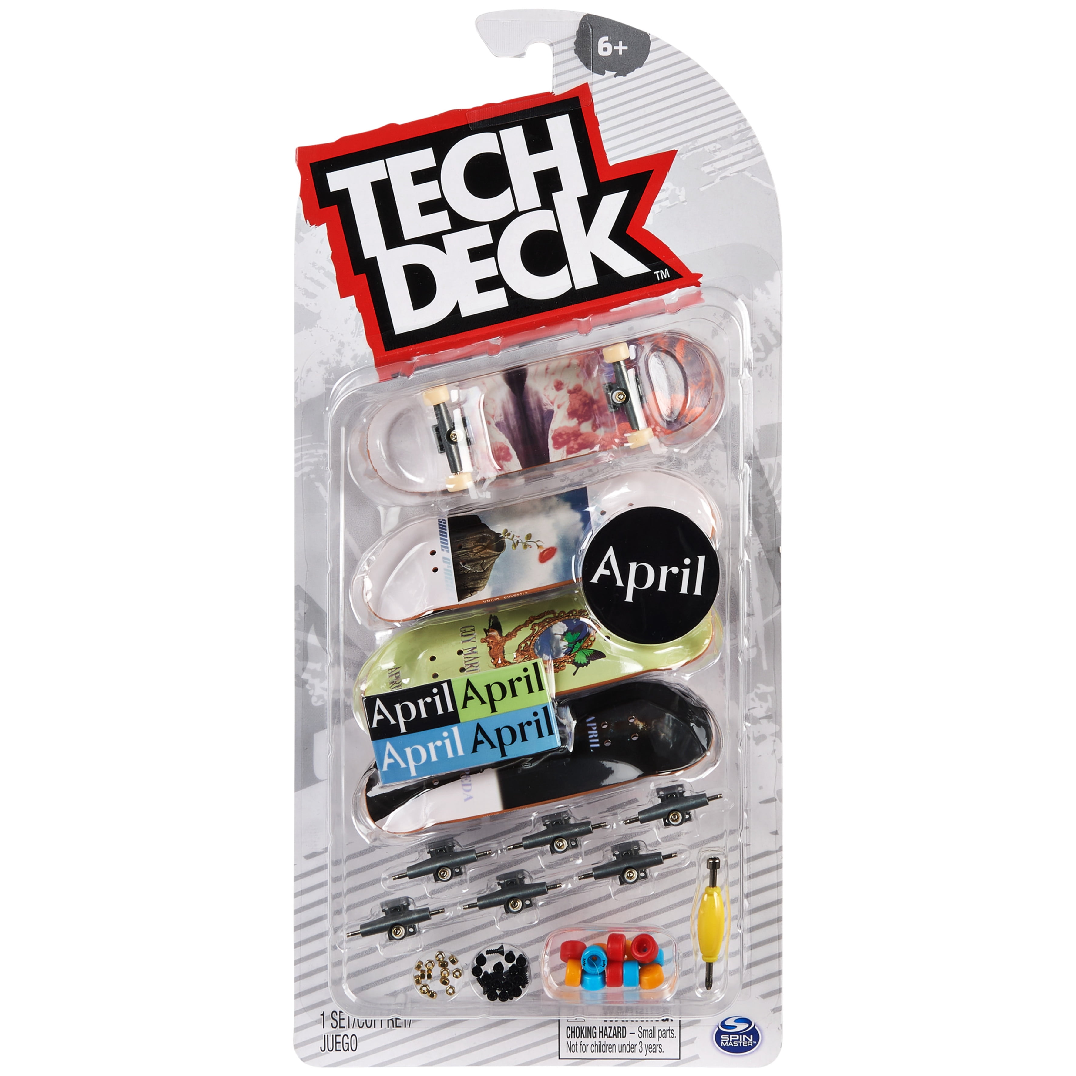 Tech Deck DLX 4-Pack Fingerboards - Meow Skateboards