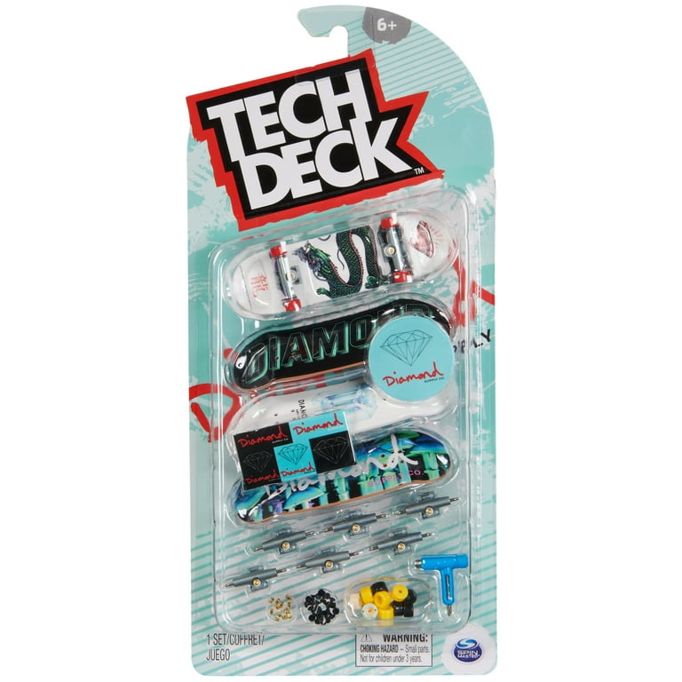 Tech Deck, Ultra DLX Fingerboard 4-Pack, Diamond Supply Co Tech Deck, Ultra DLX Fingerboard 4-Pack, Diamond Supply Co