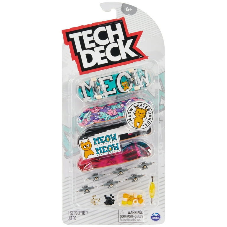 Fingerboard Tech Deck : pack of 4 skateboards