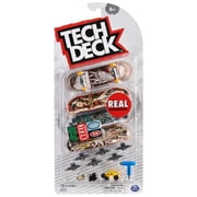 Tech Deck, Ultra DLX Fingerboard 4-Pack, Real Skateboards, for Ages 6 and up