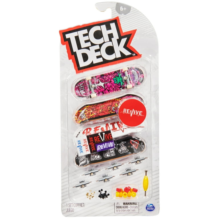 Tech Deck, Ultra DLX Fingerboard 4-Pack, Element Skateboards 