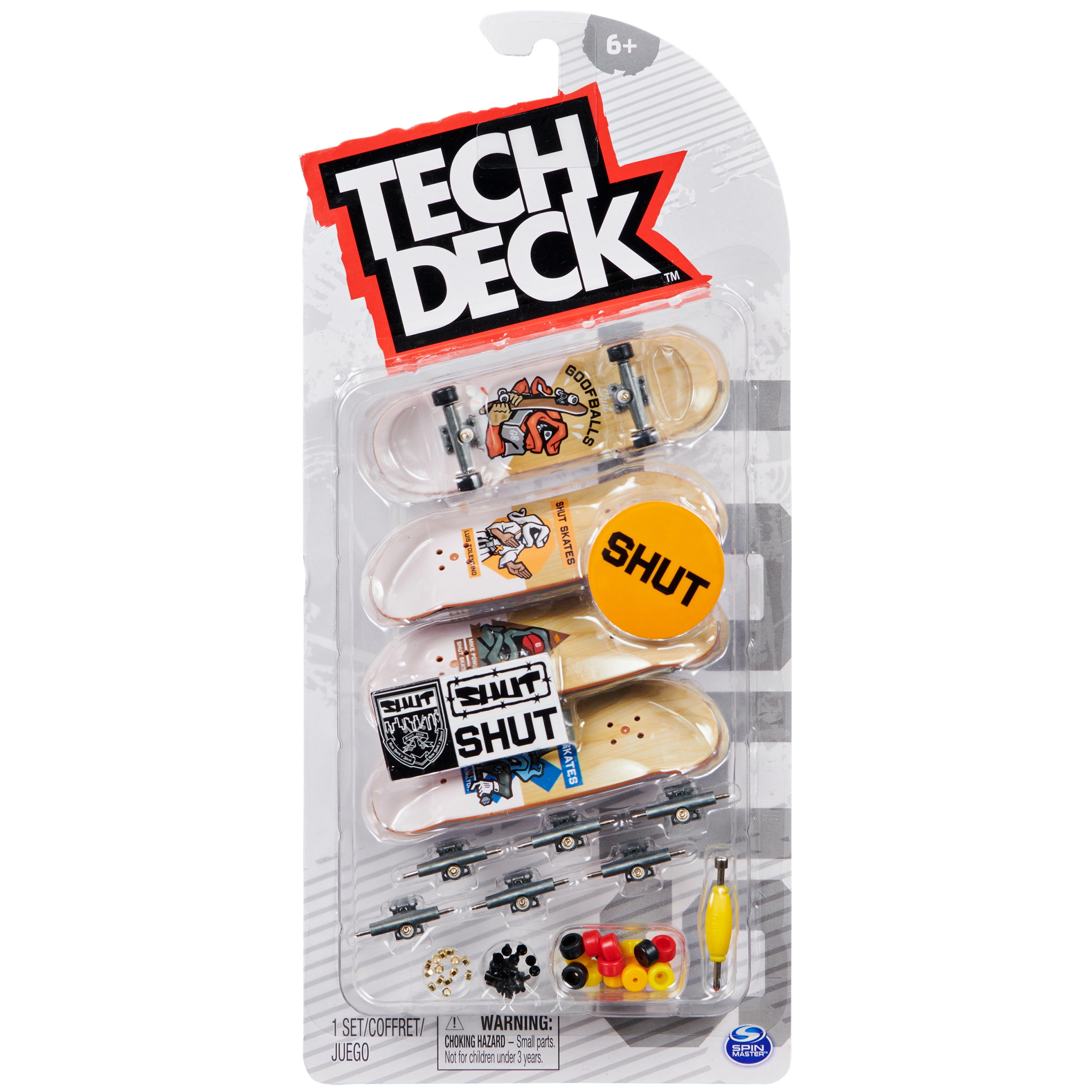 Fingerboard completo Tech Deck Throwback Variado - Modelo aleatorio