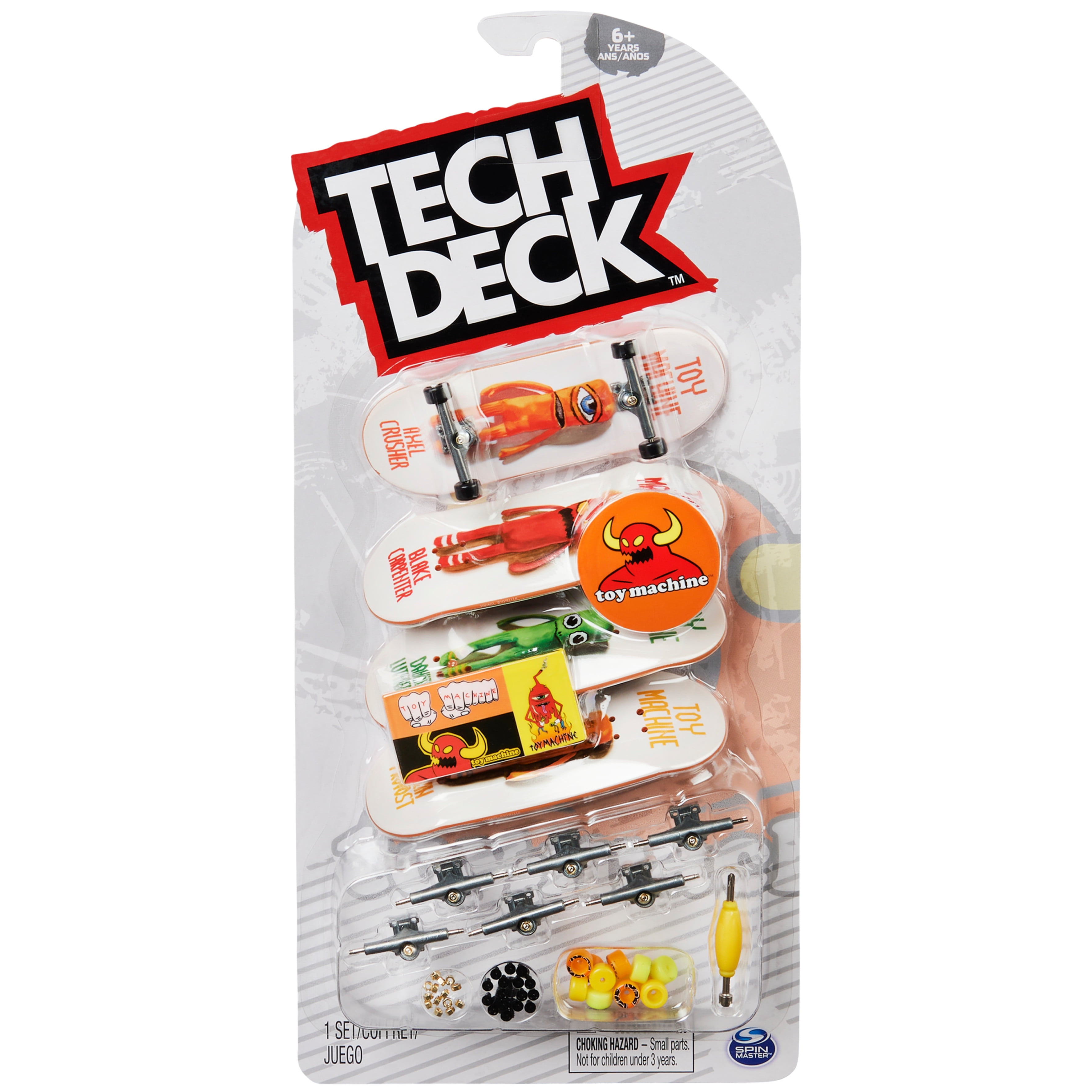 Skate De Dedo Tech Deck Toy Machine - Verde/Vermelho - Home