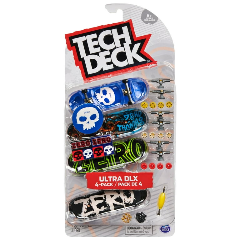 Tech Deck Ultra DLX Fingerboard 4-Pack - Graphics - Walmart.com