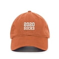 thumbnail image 1 of Tech Design 2020 Sucks Baseball Cap Embroidered Cotton Adjustable Dad Hat Orange, 1 of 1