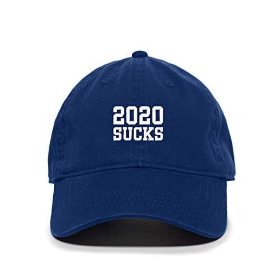 Tech Design 2020 Sucks Baseball Cap Embroidered Cotton Adjustable Dad Hat Royal Blue