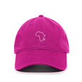 thumbnail image 1 of Tech Design Africa Map Baseball Cap Embroidered Cotton Adjustable Dad Hat, 1 of 1